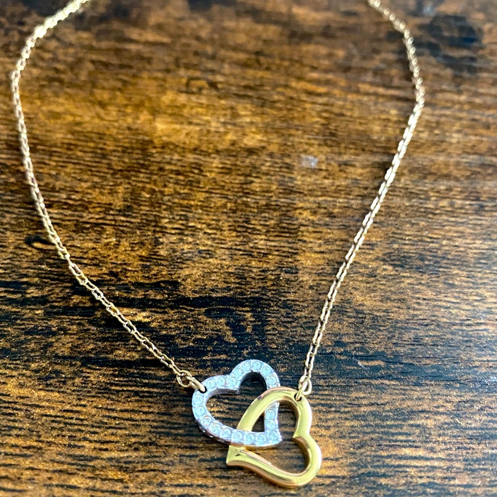 Swarovski Double Heart Necklace